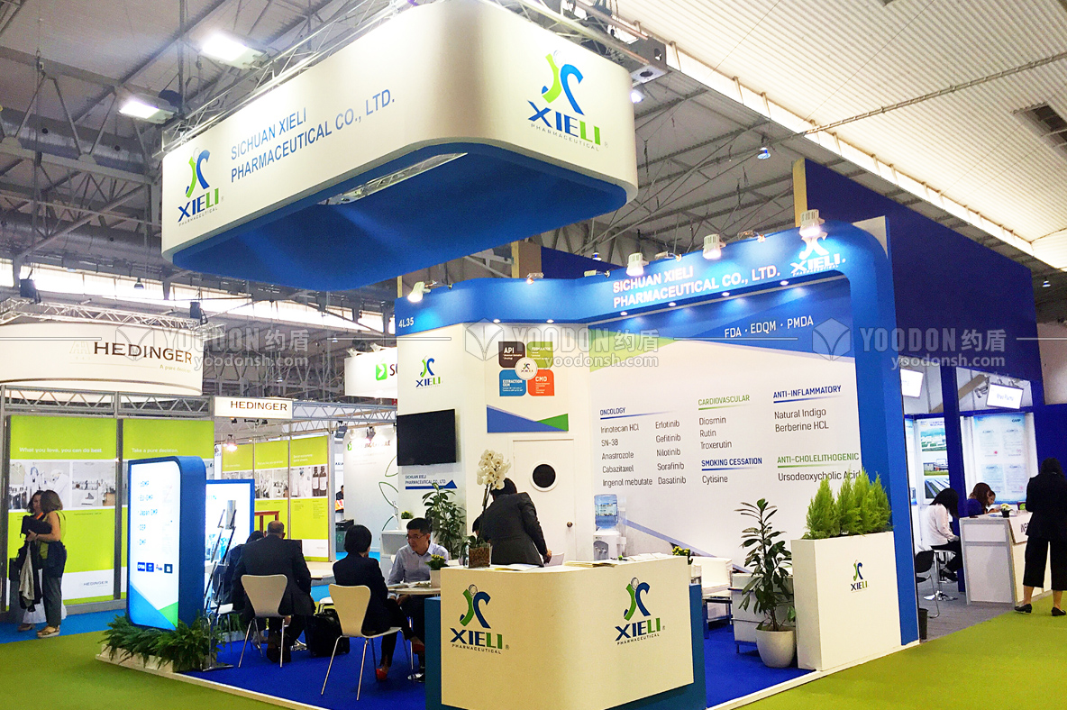 制藥展臺(tái)設(shè)計(jì)搭建