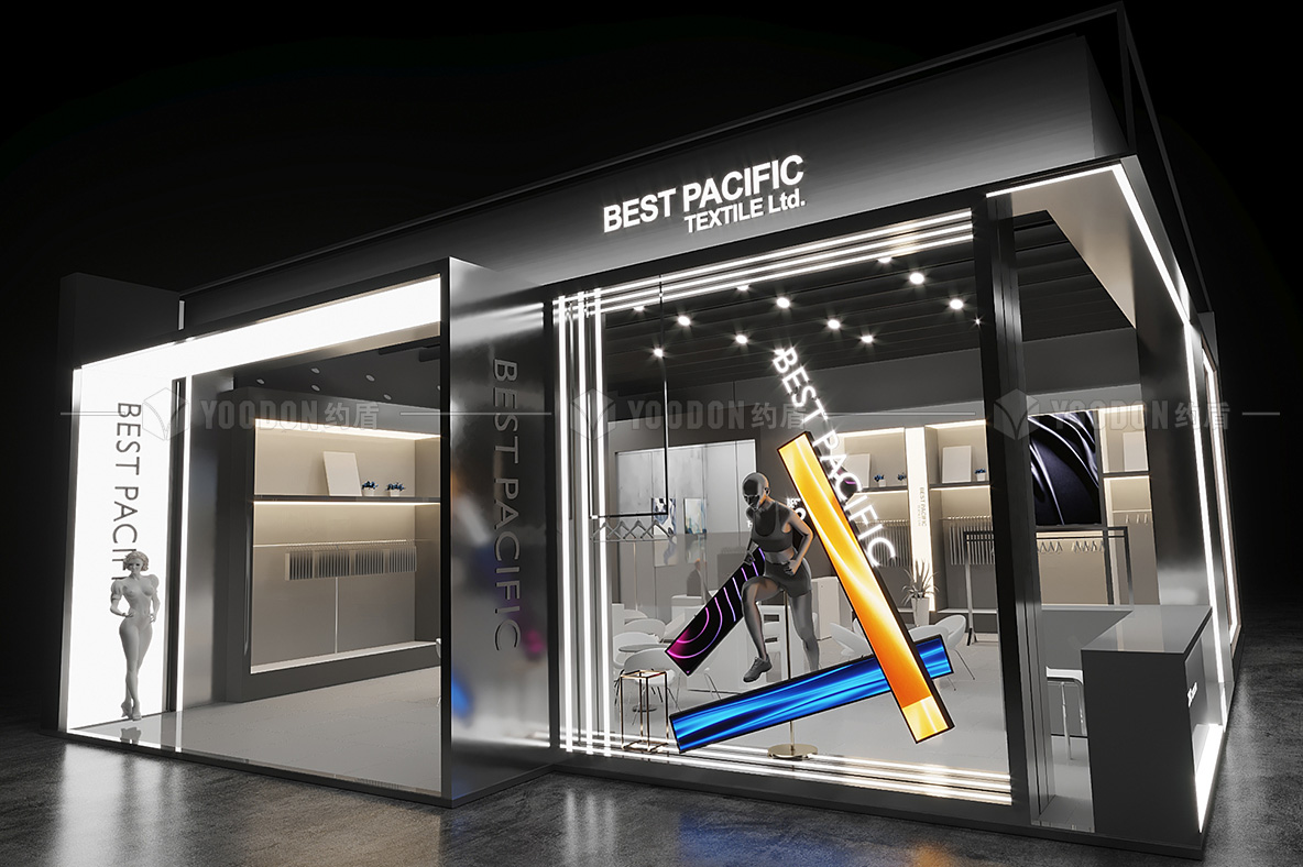 紡織面料展臺(tái)設(shè)計(jì)